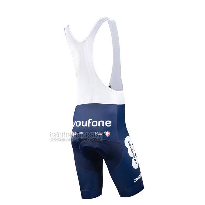 2023 Cycling Jersey DSM Blue Short Sleeve and Bib Short